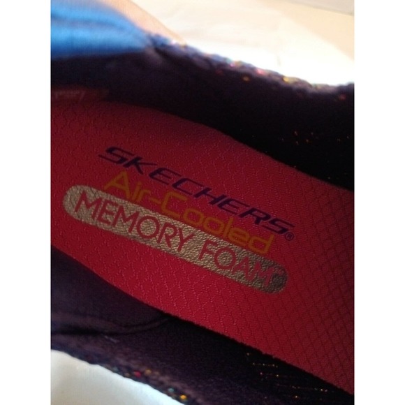 SKECHERS KID Sz 1.5 'Sport-UltraFlex Glitz Blitz' BIG GIRL'S Shimmery Sneaker. - Picture 8 of 11